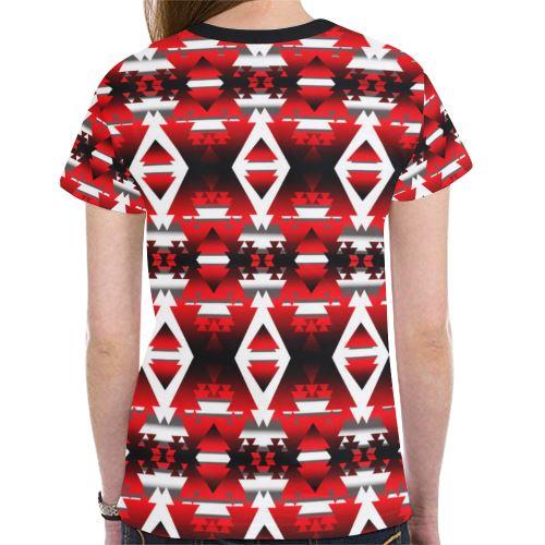 Sierra Winter Camp New All Over Print T-shirt for Women (Model T45) New All Over Print T-shirt for Women (T45) e-joyer 