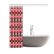 Load image into Gallery viewer, Sierra Winter Camp Shower Curtain 60&quot;x72&quot; Shower Curtain 60&quot;x72&quot; e-joyer 
