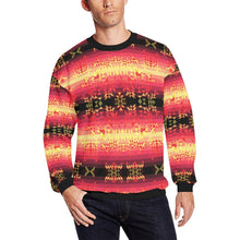 Load image into Gallery viewer, Soleil Fusion Rouge All Over Print Crewneck Sweatshirt for Men (Model H18) shirt e-joyer 
