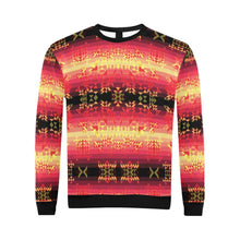 Load image into Gallery viewer, Soleil Fusion Rouge All Over Print Crewneck Sweatshirt for Men (Model H18) shirt e-joyer 
