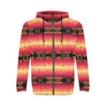 Load image into Gallery viewer, Soleil Fusion Rouge All Over Print Full Zip Hoodie for Men (Model H14) hoodie e-joyer 
