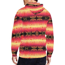 Load image into Gallery viewer, Soleil Fusion Rouge All Over Print Full Zip Hoodie for Men (Model H14) hoodie e-joyer 
