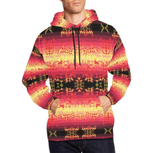 Load image into Gallery viewer, Soleil Fusion Rouge All Over Print Hoodie for Men (USA Size) (Model H13) All Over Print Hoodie for Men (H13) e-joyer 
