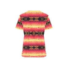 Load image into Gallery viewer, Soleil Fusion Rouge All Over Print Scrub Top Scrub Top e-joyer 
