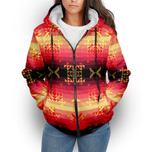 Load image into Gallery viewer, Soleil Fusion Rouge LG Sherpa Hoodie hoodie Herman 
