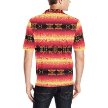 Load image into Gallery viewer, Soleil Fusion Rouge Men&#39;s All Over Print Polo Shirt (Model T55) Men&#39;s Polo Shirt (Model T55) e-joyer 
