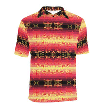 Load image into Gallery viewer, Soleil Fusion Rouge Men&#39;s All Over Print Polo Shirt (Model T55) Men&#39;s Polo Shirt (Model T55) e-joyer 
