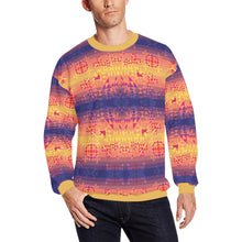 Load image into Gallery viewer, Soleil Indigo All Over Print Crewneck Sweatshirt for Men (Model H18) shirt e-joyer 
