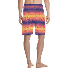 Load image into Gallery viewer, Soleil Indigo Men&#39;s All Over Print Casual Shorts (Model L23) short e-joyer 
