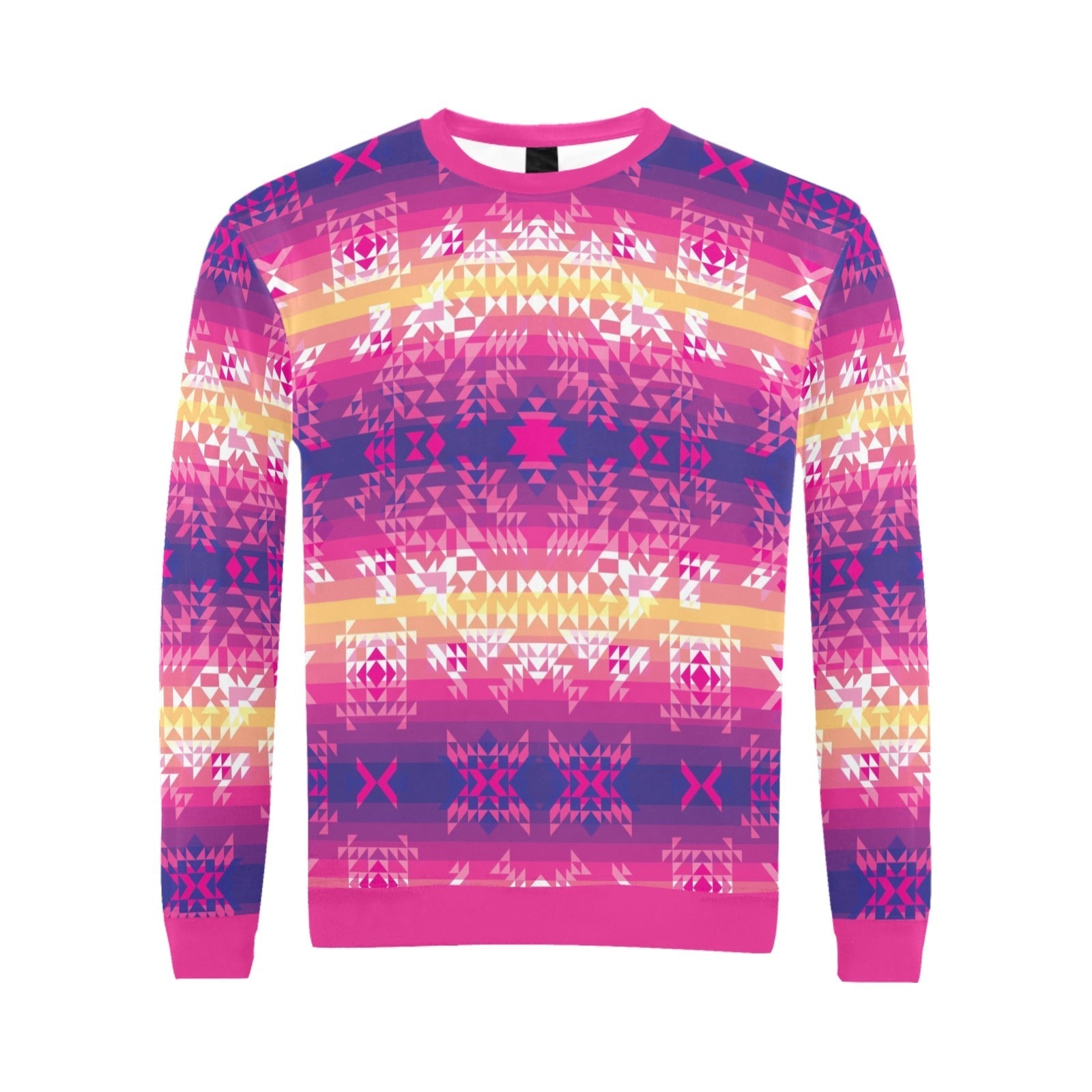 Soleil Overlay All Over Print Crewneck Sweatshirt for Men (Model H18) shirt e-joyer 