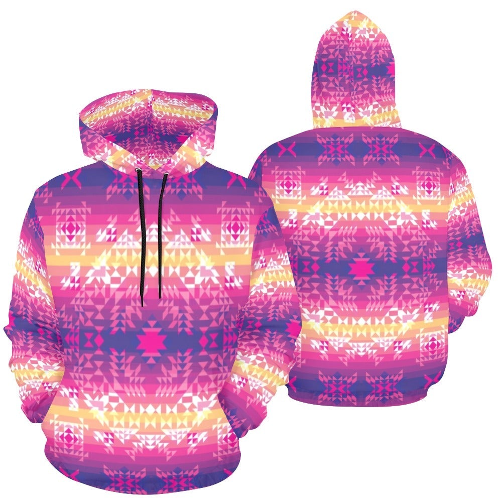 Soleil Overlay All Over Print Hoodie for Men (USA Size) (Model H13) All Over Print Hoodie for Men (H13) e-joyer 