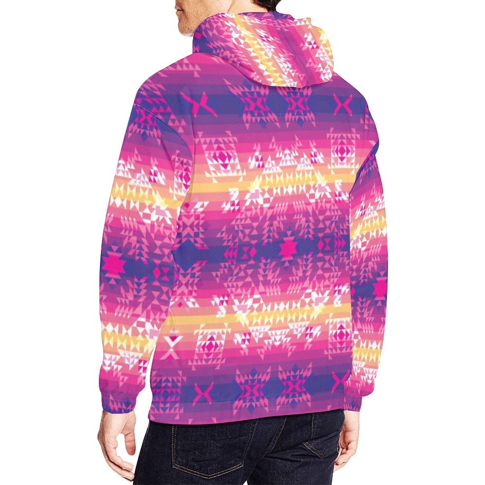 Soleil Overlay All Over Print Hoodie for Men (USA Size) (Model H13) All Over Print Hoodie for Men (H13) e-joyer 