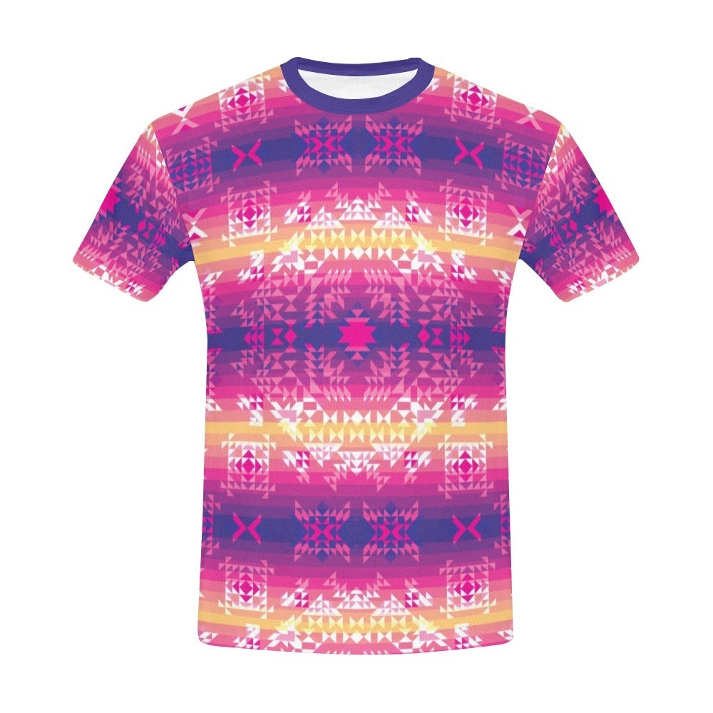 Soleil Overlay All Over Print T-Shirt for Men (USA Size) (Model T40) All Over Print T-Shirt for Men (T40) e-joyer 