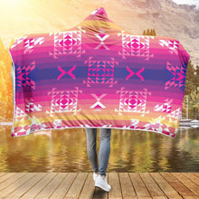 Load image into Gallery viewer, Soleil Overlay LG Hooded Blanket blanket 49 Dzine 
