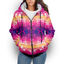 Load image into Gallery viewer, Soleil Overlay LG Sherpa Hoodie hoodie Herman 
