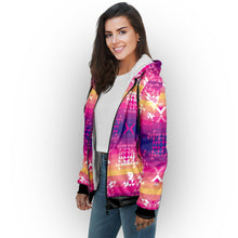 Load image into Gallery viewer, Soleil Overlay LG Sherpa Hoodie hoodie Herman 
