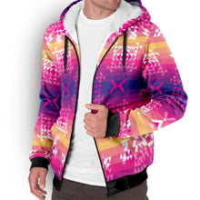 Load image into Gallery viewer, Soleil Overlay LG Sherpa Hoodie hoodie Herman 
