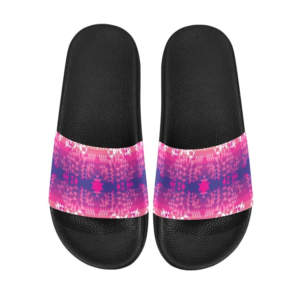 Soleil Overlay Slide Sandals by 49 Dzine