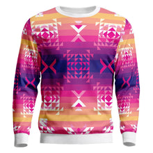 Load image into Gallery viewer, Soleil Overlay Unisex Crewneck Long Sleeve Top 49 Dzine 
