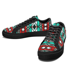 Load image into Gallery viewer, Southwest Journey Aapisi Low Top Canvas Shoes Black Sole 49 Dzine 
