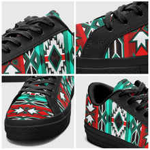 Load image into Gallery viewer, Southwest Journey Aapisi Low Top Canvas Shoes Black Sole 49 Dzine 
