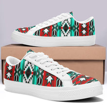 Load image into Gallery viewer, Southwest Journey Aapisi Low Top Canvas Shoes White Sole 49 Dzine 
