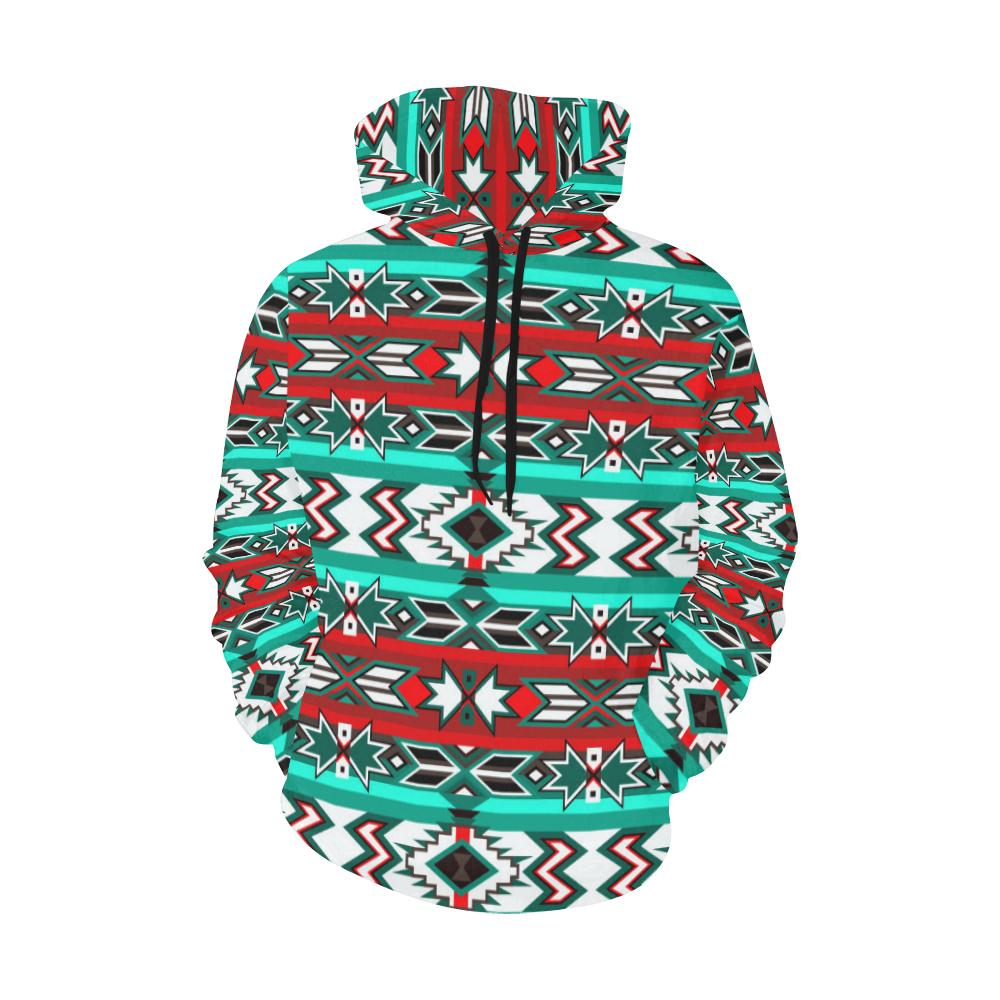 Southwest Journey All Over Print Hoodie for Women (USA Size) (Model H13) All Over Print Hoodie for Women (H13) e-joyer 