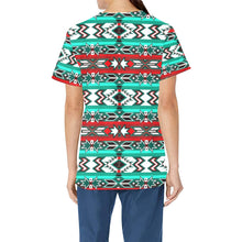 Load image into Gallery viewer, Southwest Journey All Over Print Scrub Top Scrub Top e-joyer 
