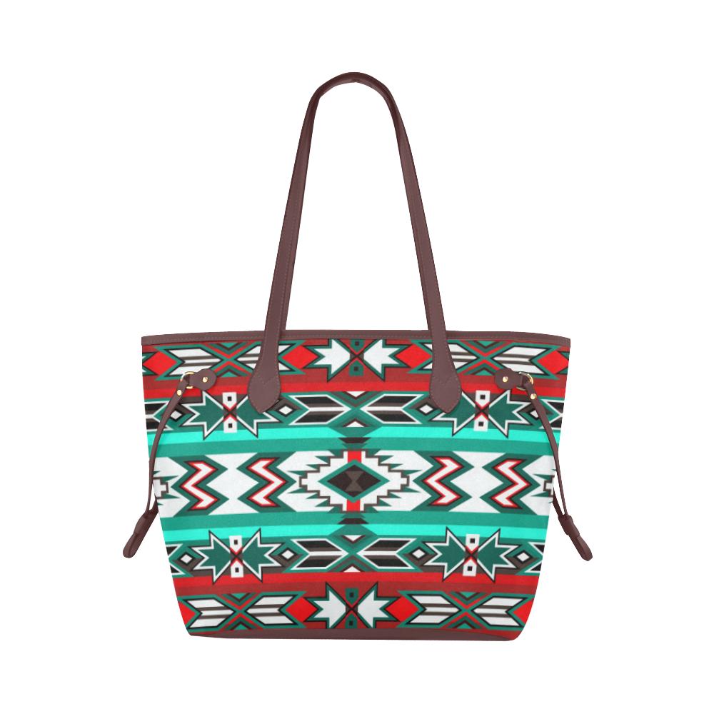 Southwest Journey Clover Canvas Tote Bag (Model 1661) Clover Canvas Tote Bag (1661) e-joyer 