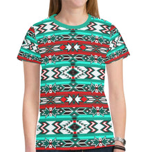 Load image into Gallery viewer, Southwest Journey New All Over Print T-shirt for Women (Model T45) New All Over Print T-shirt for Women (T45) e-joyer 
