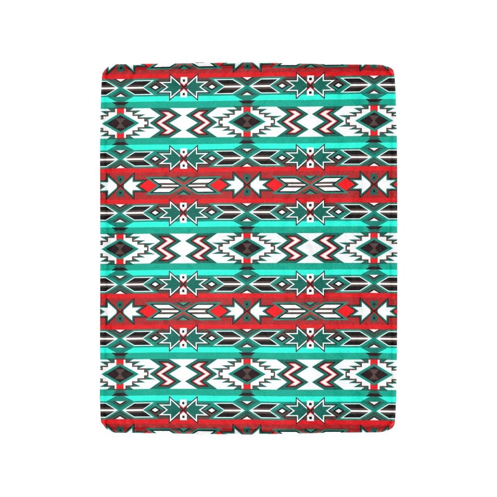 Southwest Journey Small Micro Fleece Blanket by 49 Dzine