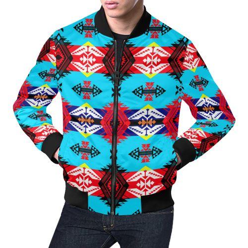 Sovereign Nation All Over Print Bomber Jacket for Men/Large Size (Model H19) All Over Print Bomber Jacket for Men/Large (H19) e-joyer 