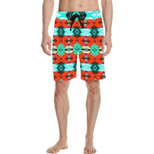 Load image into Gallery viewer, Sovereign Nation Blue Men&#39;s All Over Print Casual Shorts (Model L23) Men&#39;s Casual Shorts (L23) e-joyer 
