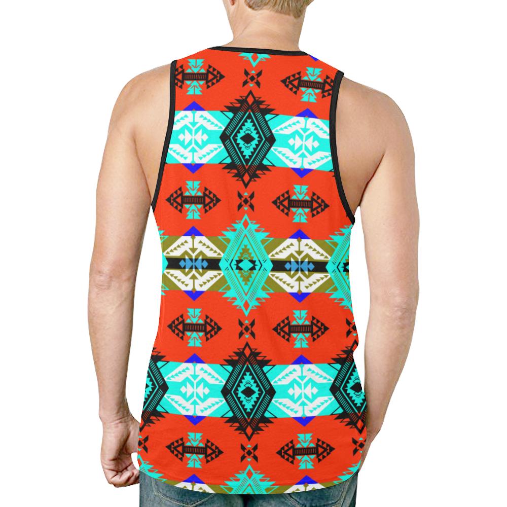 Sovereign Nation Blue New All Over Print Tank Top for Men (Model T46) New All Over Print Tank Top for Men (T46) e-joyer 