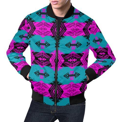 Sovereign Nation Deep Lake and Sunset All Over Print Bomber Jacket for Men/Large Size (Model H19) All Over Print Bomber Jacket for Men/Large (H19) e-joyer 