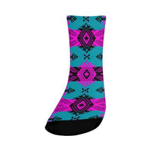Load image into Gallery viewer, Sovereign Nation Deep Lake and Sunset Crew Socks Crew Socks e-joyer 
