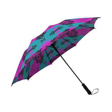 Load image into Gallery viewer, Sovereign Nation Deep Lake and Sunset Semi-Automatic Foldable Umbrella Semi-Automatic Foldable Umbrella e-joyer 
