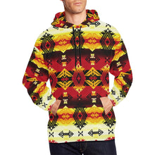Load image into Gallery viewer, Sovereign Nation Fire All Over Print Hoodie for Men (USA Size) (Model H13) All Over Print Hoodie for Men (H13) e-joyer 
