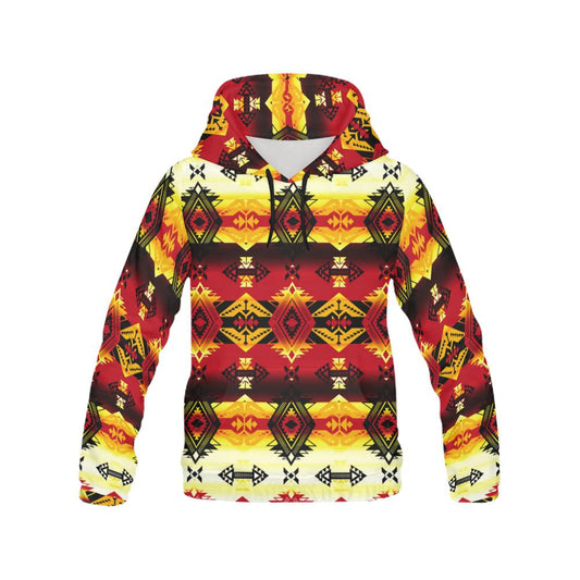 Sovereign Nation Fire All Over Print Hoodie for Men (USA Size) (Model H13) All Over Print Hoodie for Men (H13) e-joyer 
