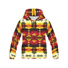 Load image into Gallery viewer, Sovereign Nation Fire All Over Print Hoodie for Men (USA Size) (Model H13) All Over Print Hoodie for Men (H13) e-joyer 
