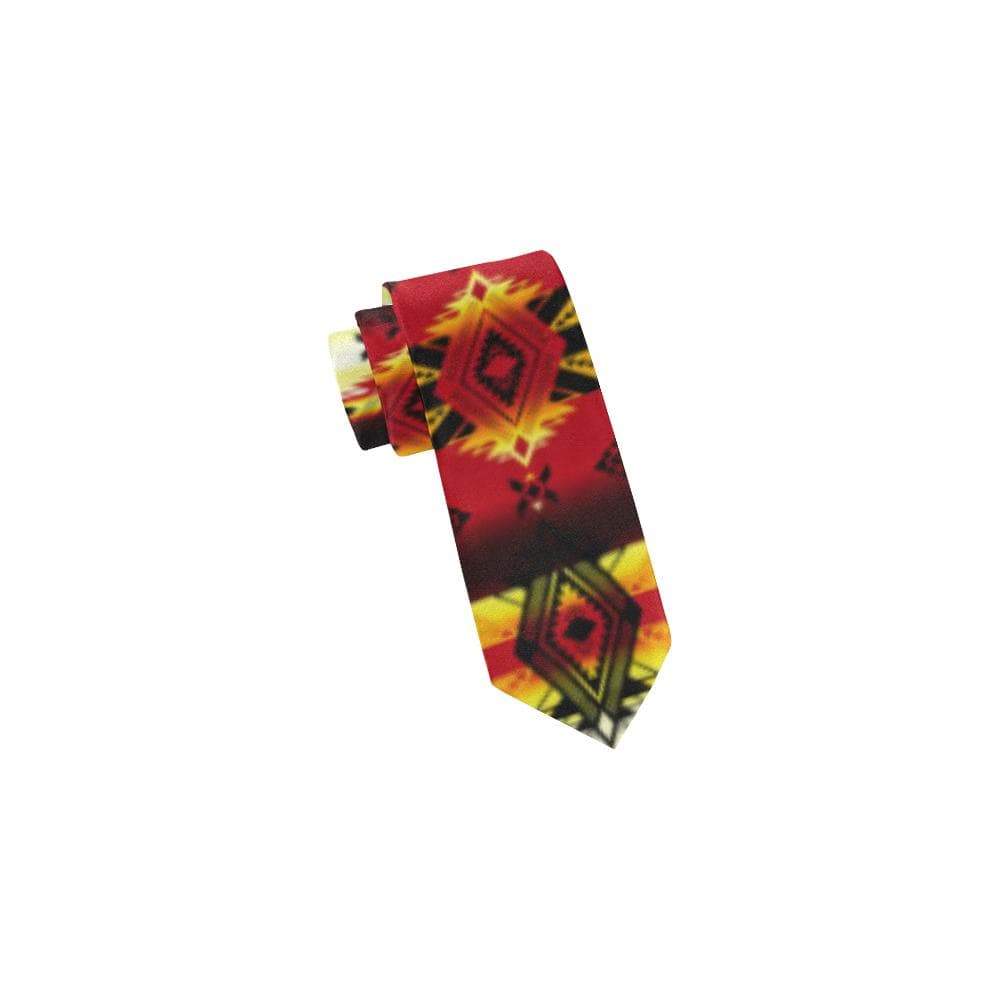 Sovereign Nation Fire Classic Necktie (Two Sides) Classic Necktie e-joyer 