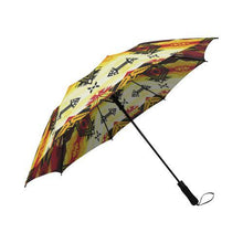 Load image into Gallery viewer, Sovereign Nation Fire Semi-Automatic Foldable Umbrella Semi-Automatic Foldable Umbrella e-joyer 
