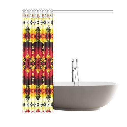 Sovereign Nation Fire Shower Curtain 60"x72" Shower Curtain 60"x72" e-joyer 