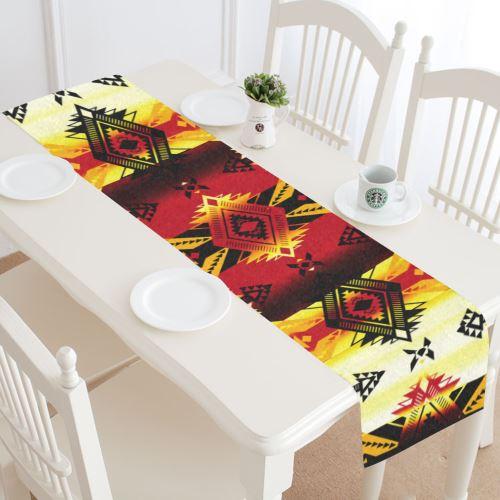 Sovereign Nation Fire Table Runner 16x72 inch Table Runner 16x72 inch e-joyer 