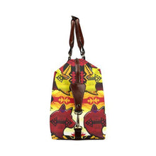 Load image into Gallery viewer, Sovereign Nation Fire with Wolf Classic Travel Bag (Model 1643) Remake Classic Travel Bags (1643) e-joyer 
