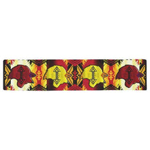 Load image into Gallery viewer, Sovereign Nation Fire with Wolf Table Runner 16x72 inch Table Runner 16x72 inch e-joyer 
