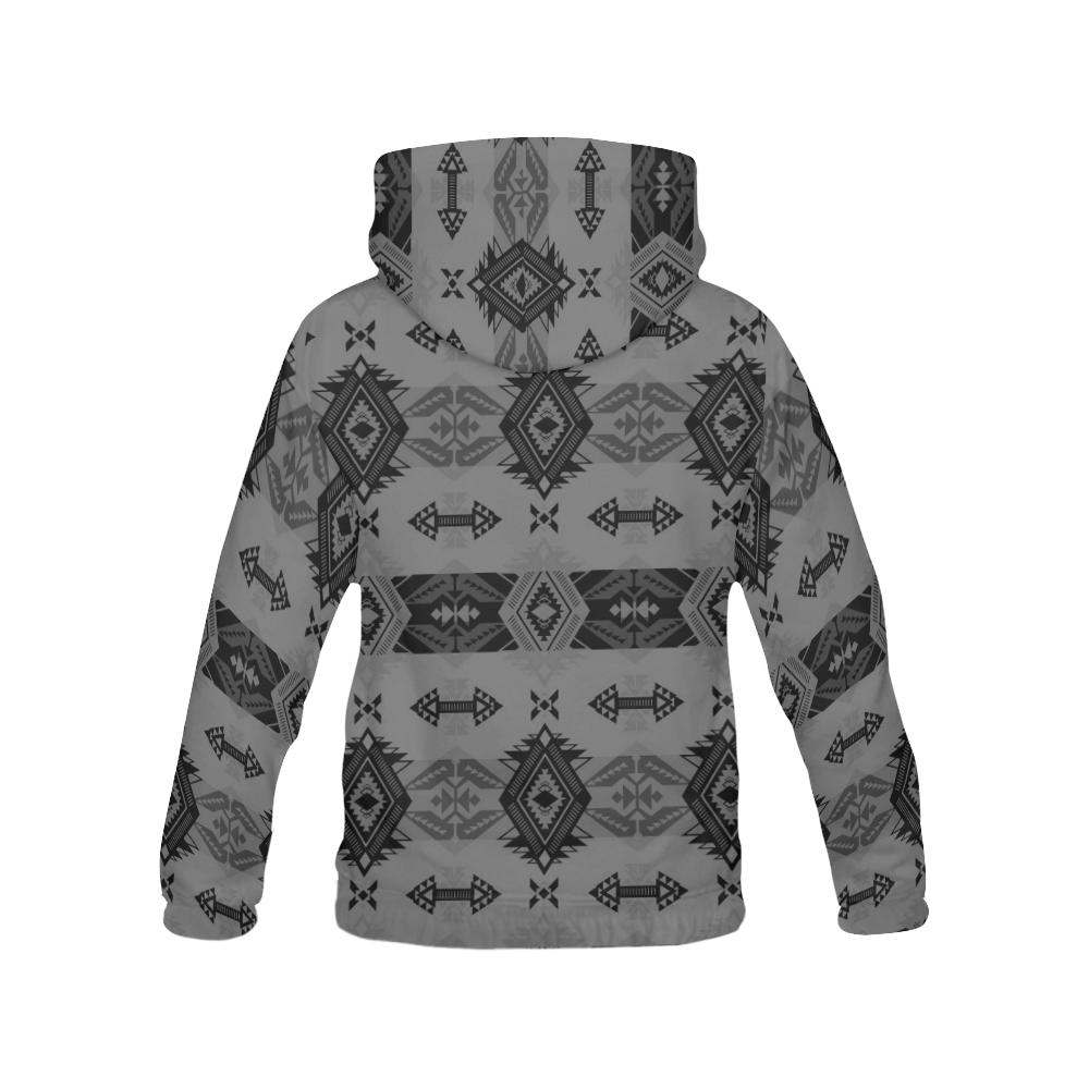 Sovereign Nation Gray All Over Print Hoodie for Men (USA Size) (Model H13) All Over Print Hoodie for Men (H13) e-joyer 