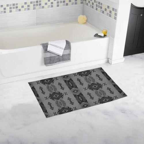 Sovereign Nation Gray Bath Rug 16''x 28'' Bath Rug 16''x 28'' e-joyer 