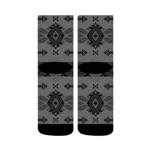 Load image into Gallery viewer, Sovereign Nation Gray Crew Socks Crew Socks e-joyer 
