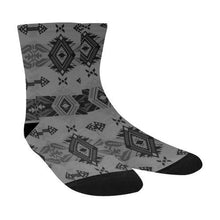 Load image into Gallery viewer, Sovereign Nation Gray Crew Socks Crew Socks e-joyer 
